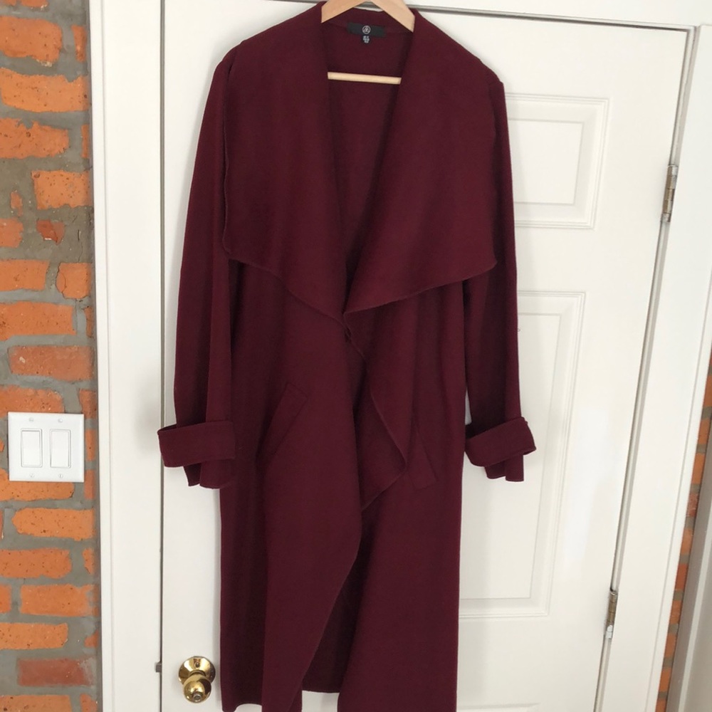 Missguided Burgundy Cape